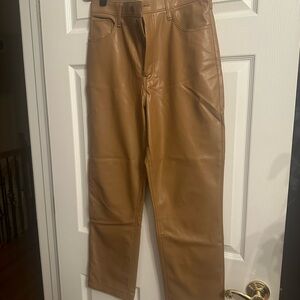 Abercrombie & Fitch Curve Love Leather Pants.